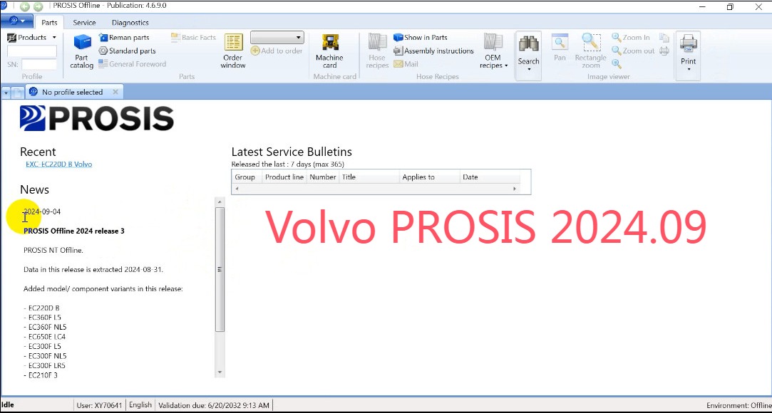 Volvo PROSIS 2024.09