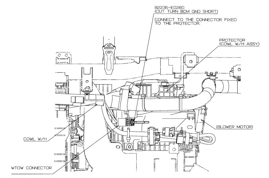 How to Install Flasher Cutting for HINO L-Series Truck (1)