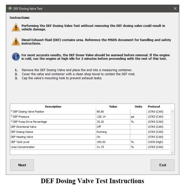 MACK and Volvo EPA 13 to GHG17 DEF Dosing Valve Test by JPRO (3)