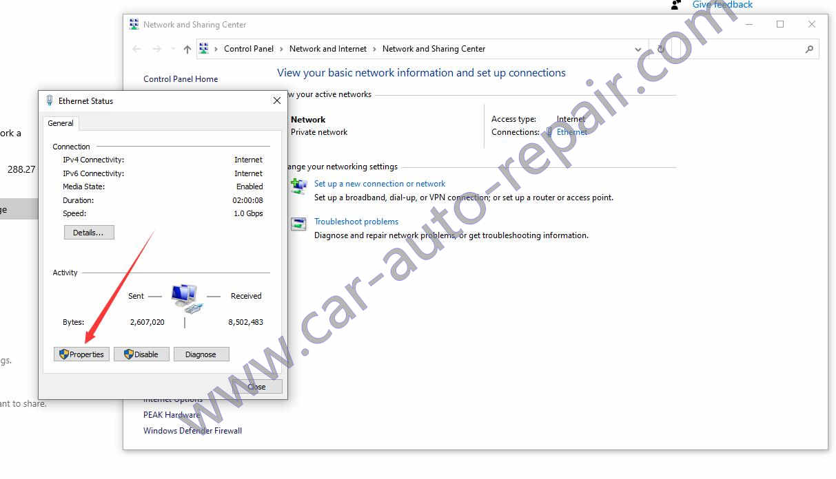 How to Set DOIP for Benz MB SD C4 Diagnostic Kit on Win10 (4)