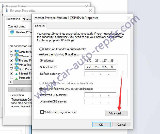 How to Set DOIP for Benz MB SD C4 Diagnostic Kit on Win10 (7)