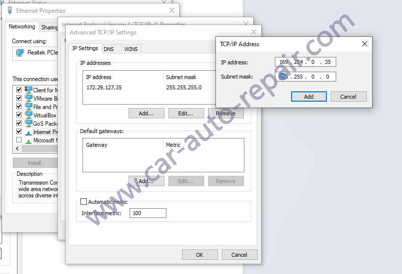 How to Set DOIP for Benz MB SD C4 Diagnostic Kit on Win10 (8)