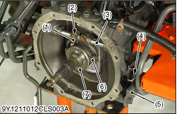 How to Remove Clutch Assembly for Kubota L3901 Tractor (2)