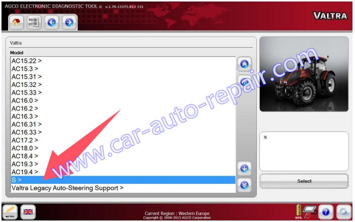 How to Start Diagnostic on AGCO EDT for AGCO Machine (2)