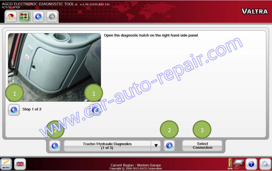 How to Start Diagnostic on AGCO EDT for AGCO Machine (3)