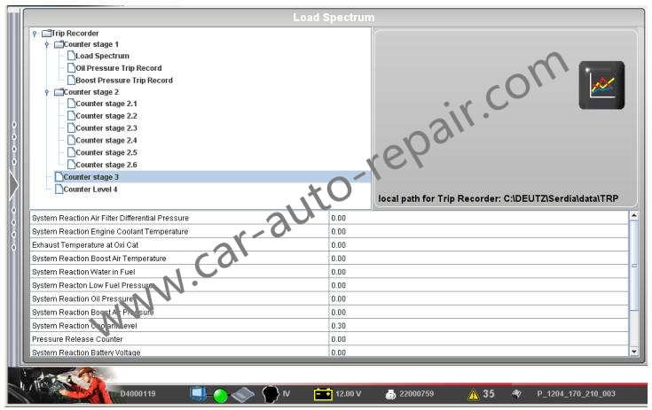 How to Use Deutz SerDia2010 Trip Recorder Function (5)