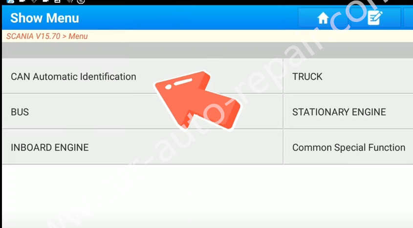 Launch X431 PAD5 PWM Signal to Altemator Test for Scania G410 (5)