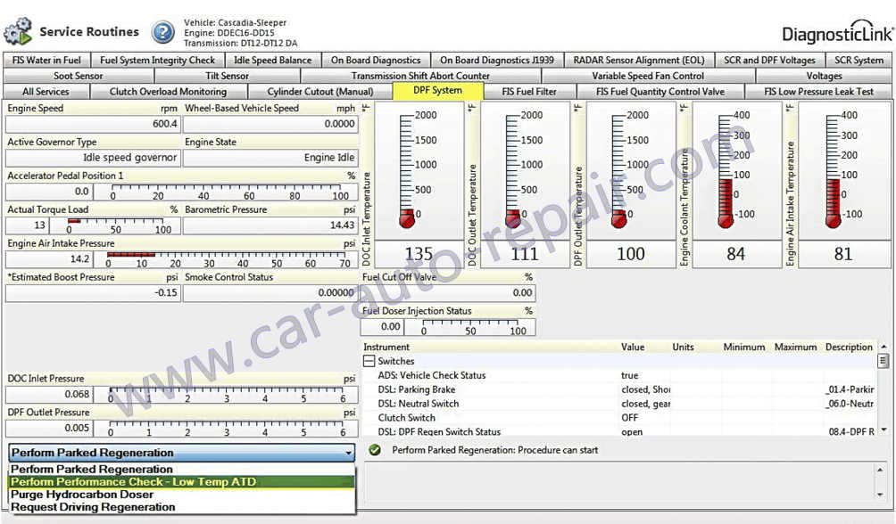 Detroit DDEC16 DD15 GHG17 Engine Performance Check (1)