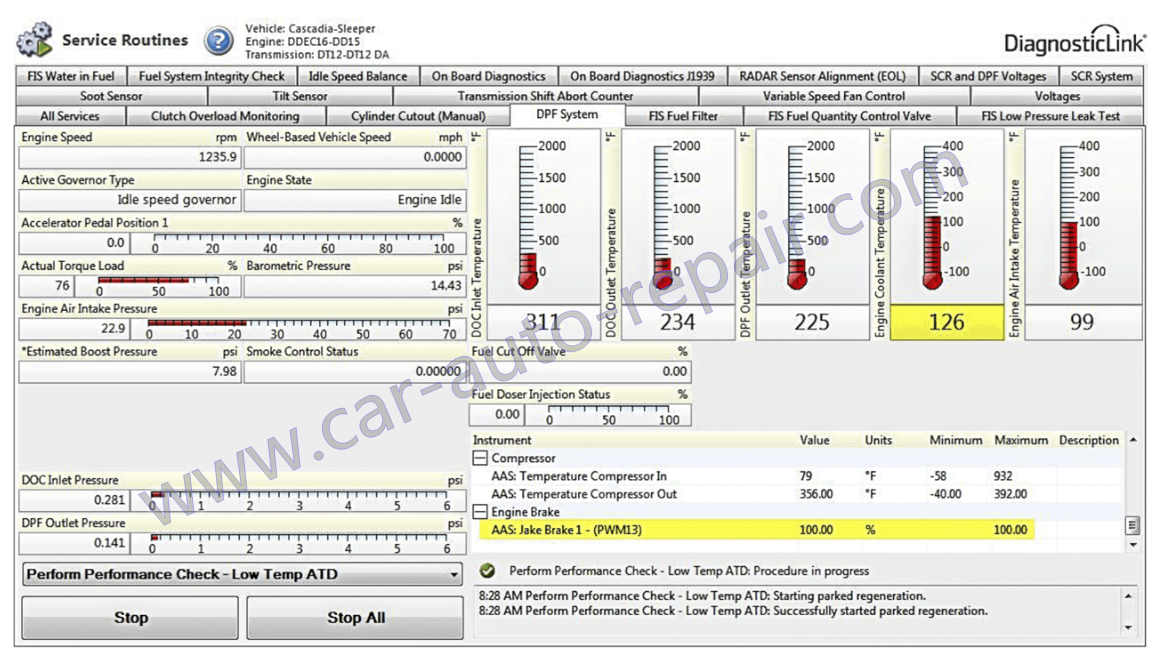 Detroit DDEC16 DD15 GHG17 Engine Performance Check (3)