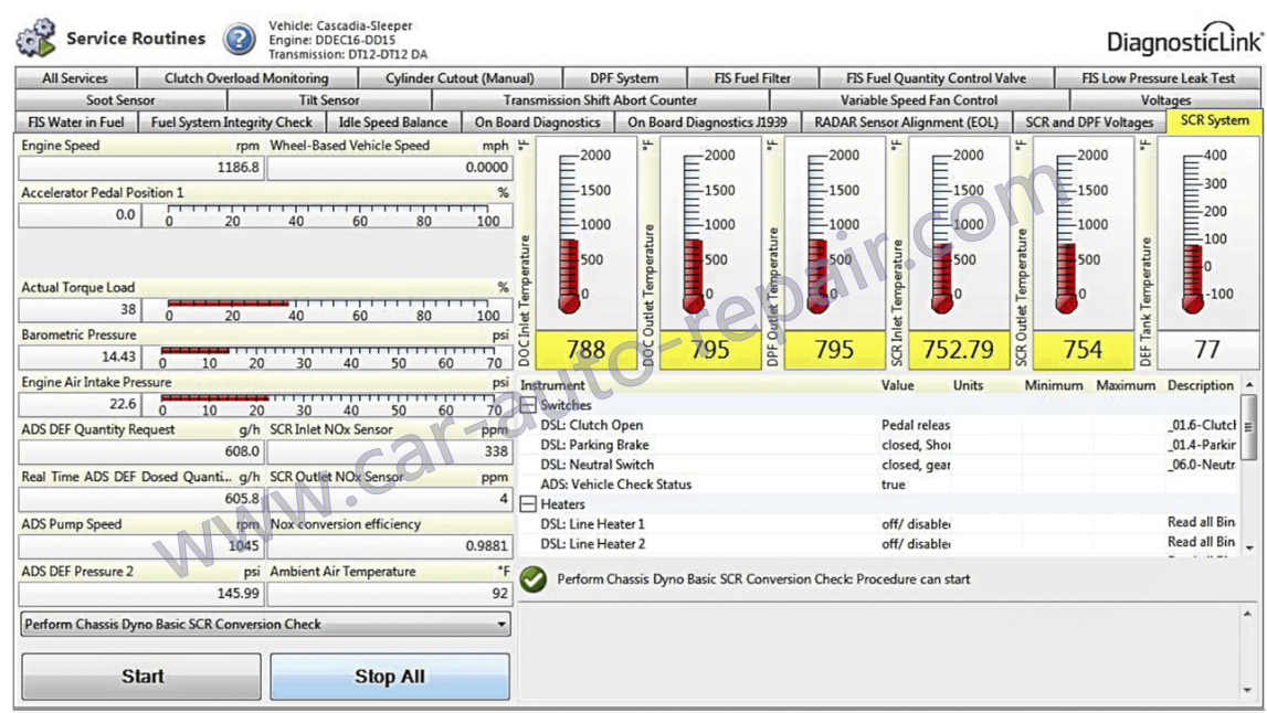 Detroit DDEC16 DD15 GHG17 Engine Performance Check (5)