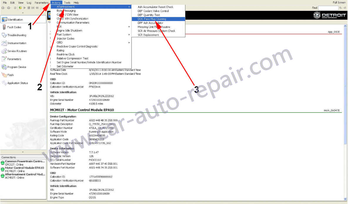 Detroit GHG17 Engine Oxidation Catalyst Face Cleaning Guide (1)