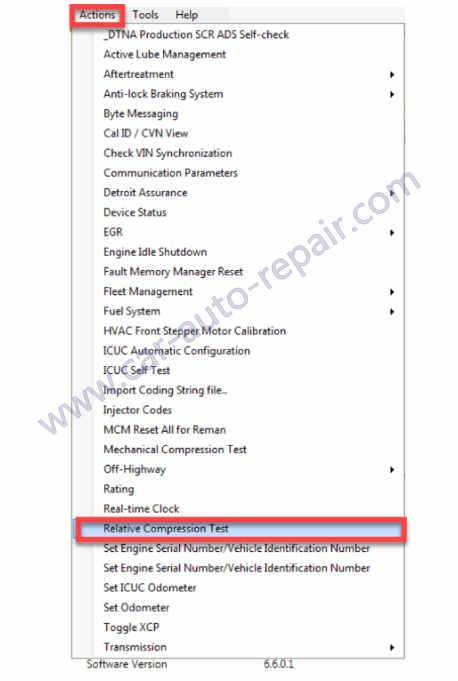 How to Perform Relative Cylinder Compression Test for Detroit GHG17 Engine (1)