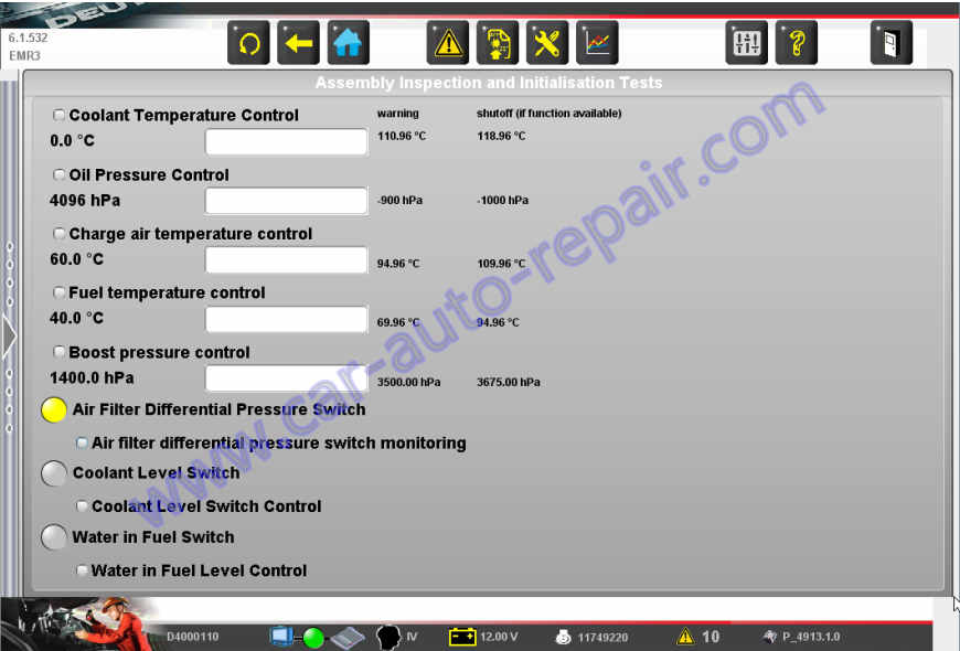 Deutz EMR3 Aassembly Inspection and Initialisation Test Guide