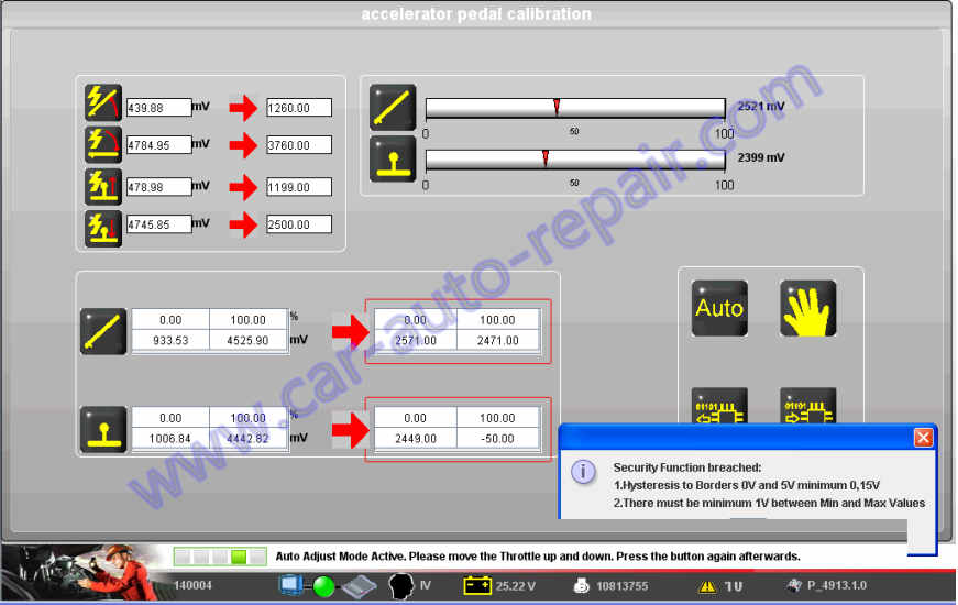 How to Calibrate Accelerator Pedal for Deutz EMR3 Engine (2)