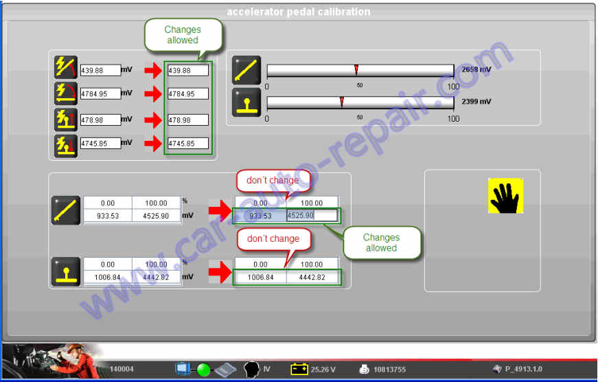 How to Calibrate Accelerator Pedal for Deutz EMR3 Engine (4)