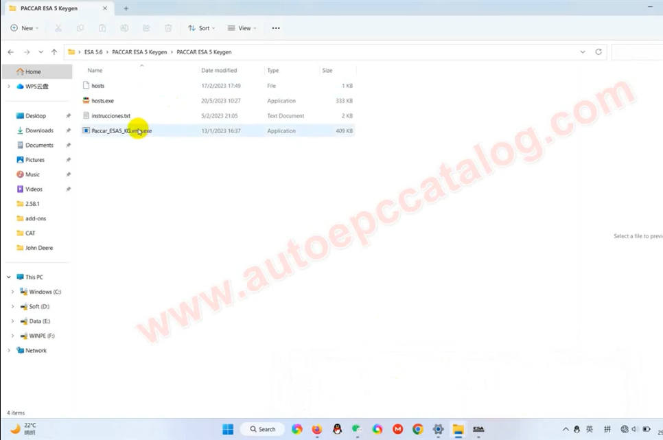 How to Install and Activate PACCAR ESA 5.6 by Yourself (9)