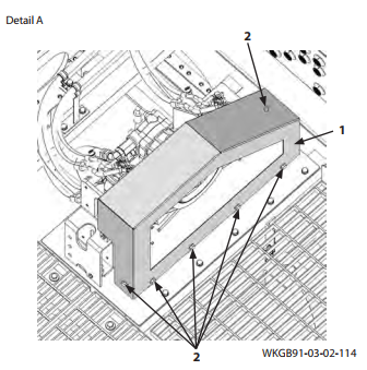 HITACHI EX5600 Air Conditioner Compressors Removal and Installation Guide (3)