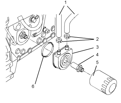 How to Remove and Install Engine Oil Cooler for Perkins 400A400D Engine (2)