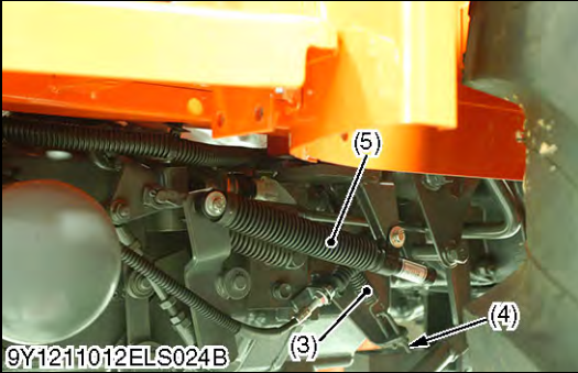 Cruise Lever Operating Force for Kubota L3301 Excavator (3)