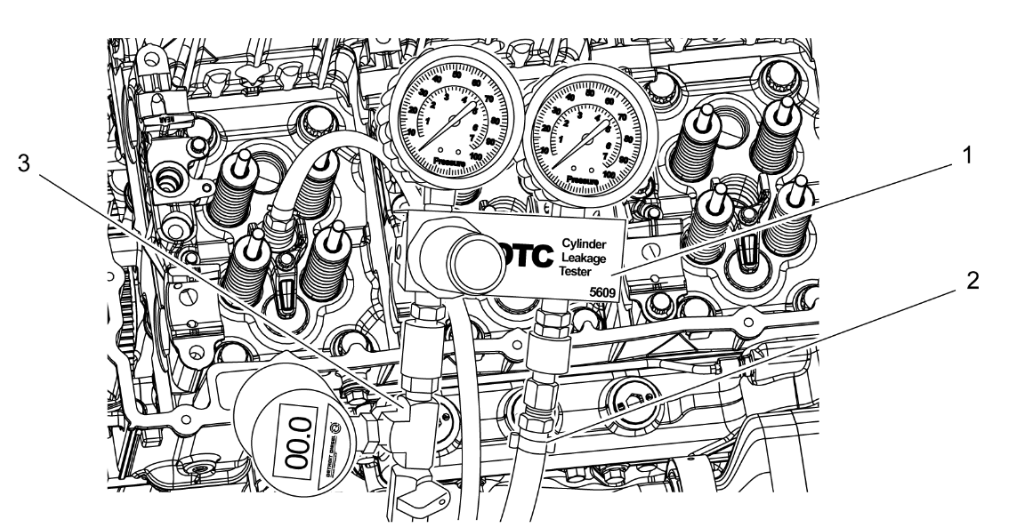 Detroit GHG17 Heavy Duty Engine Cylinder Leak-Down Test (3)