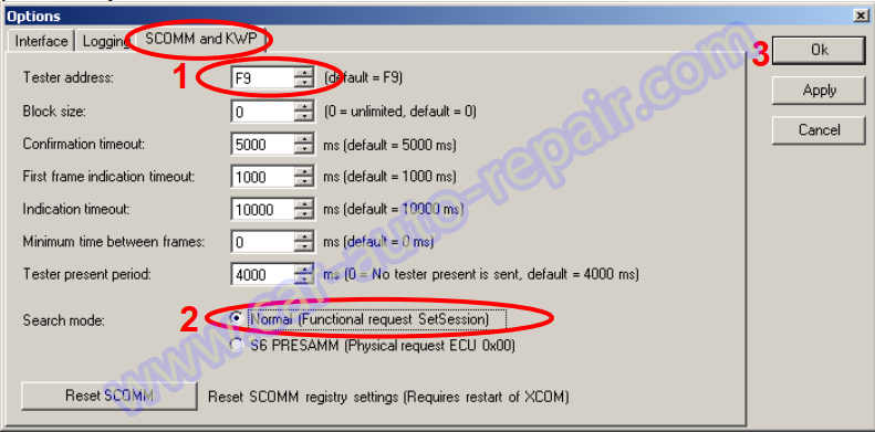 How to Configure XCOM to Scania 4 Series ECU EMS by VCI2 (5)