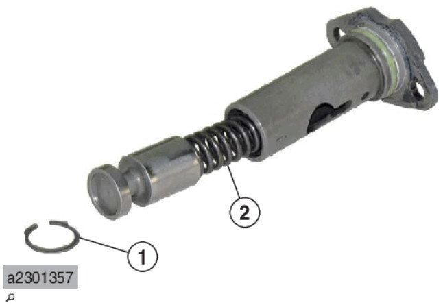 How to Remove Oil Pressure Regulation Valve for CLAAS AXION 950 (4)