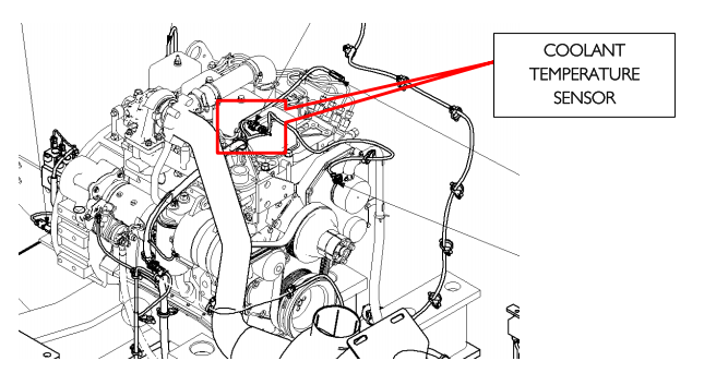 JCB JS140205215 Excavator C1022-13 Coolant Temperature Sensor Open Circuit (1)