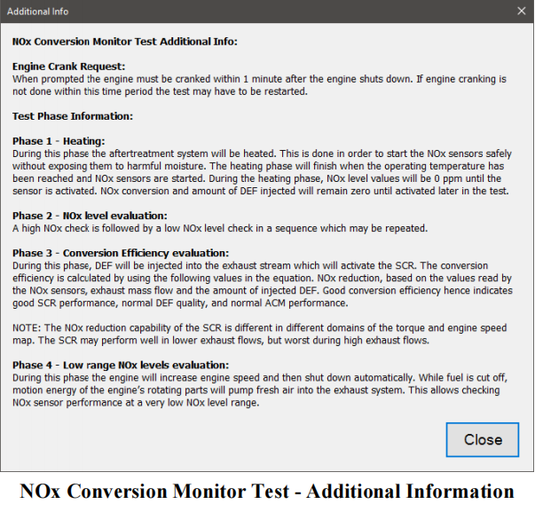 Mack and Volvo EPA13 GHG17 Engine NOx Conversion Monitor Test (2)