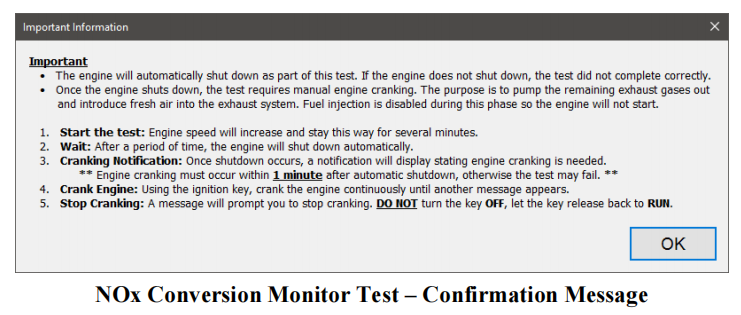 Mack and Volvo EPA13 GHG17 Engine NOx Conversion Monitor Test (3)