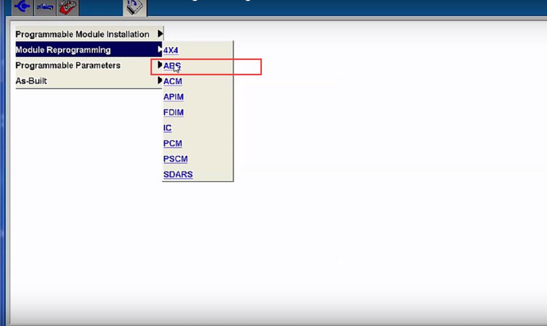 Ford module programming tool