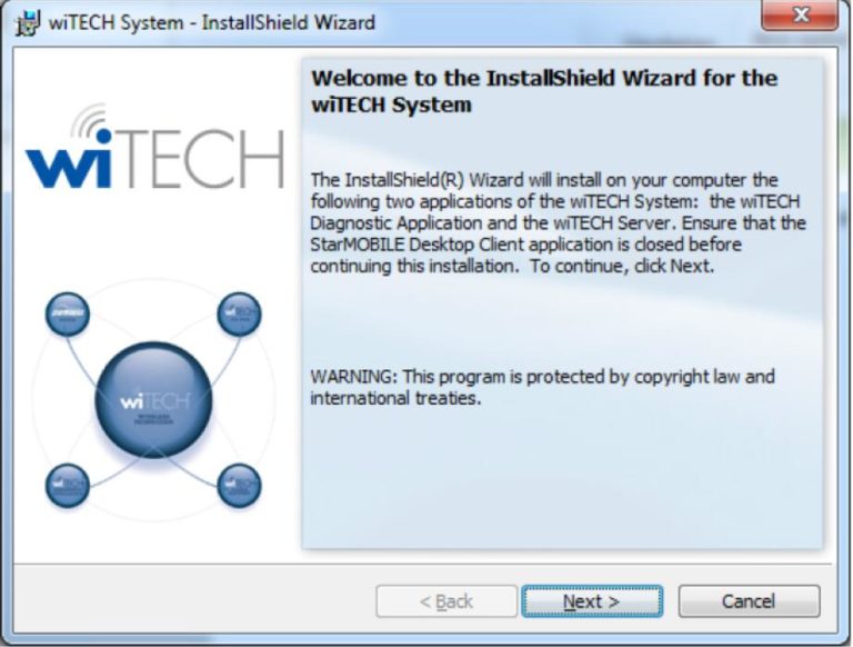 Witech Diagnostic Application Software