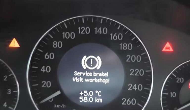 Reset Benz Sbc Fault Code C249f & C2498 “service Brake Visit Workshop 