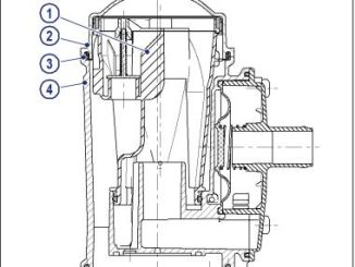 MTU 12V 4000 Crankcase Breather Oil Separator Element Replacement Guide (2)