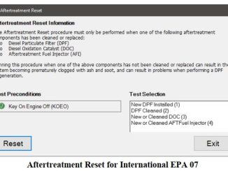 International EPA0710 Maxxforce 1113 Engine Aftertreatment Reset by JPRO