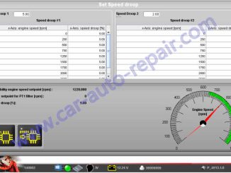 How to Use SerDia2010 to Set Speed Droop for Deutz Engine