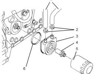 How to Remove and Install Engine Oil Cooler for Perkins 400A400D Engine (1)