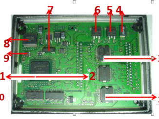 Multec H VHC GM ECU Components Pinout