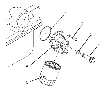 How to Remove and Install Oil Filter Base for Perkins 800D Series Engine (2)