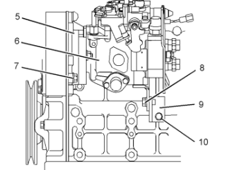 Perkins 800D Series Industrial Engine Fuel Injection Pump Remove Guide (3)